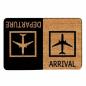 Preview: Airplane arrival and departure doormat